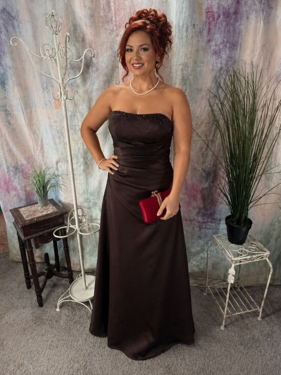 Alfred Angelo Dresses & Skirts - New📌Alfred Angelo Draped Bodice Crystal Beading Bridesmaid - Formal -Prom Dress